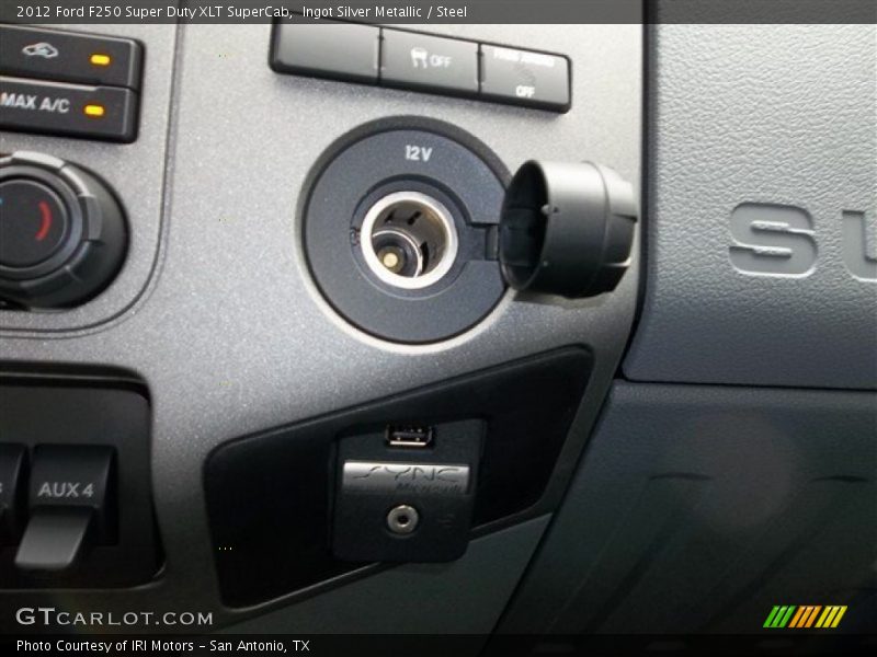 Ingot Silver Metallic / Steel 2012 Ford F250 Super Duty XLT SuperCab