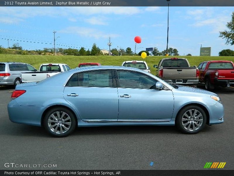 Zephyr Blue Metallic / Light Gray 2012 Toyota Avalon Limited