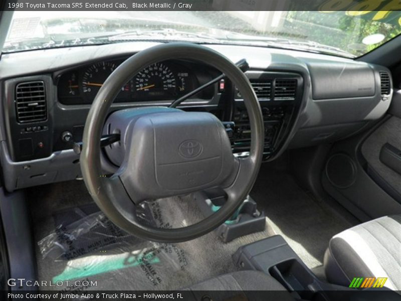 Black Metallic / Gray 1998 Toyota Tacoma SR5 Extended Cab