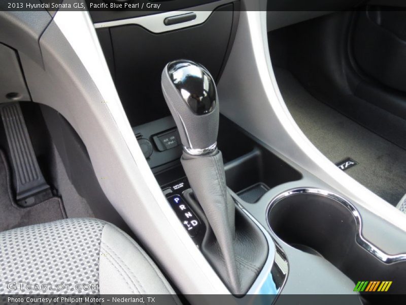 Pacific Blue Pearl / Gray 2013 Hyundai Sonata GLS