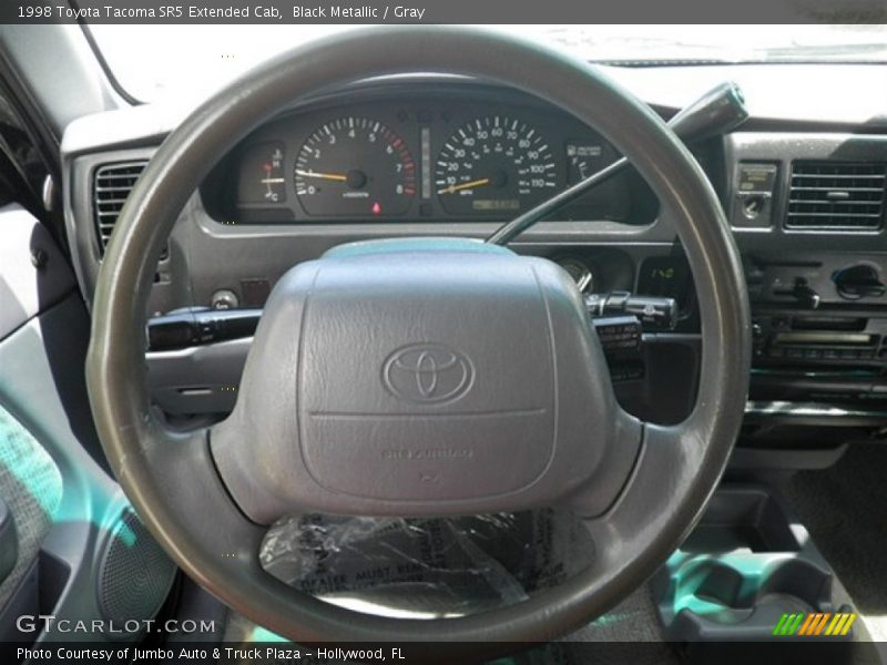 Black Metallic / Gray 1998 Toyota Tacoma SR5 Extended Cab