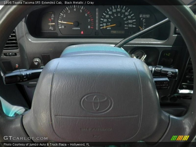 Black Metallic / Gray 1998 Toyota Tacoma SR5 Extended Cab