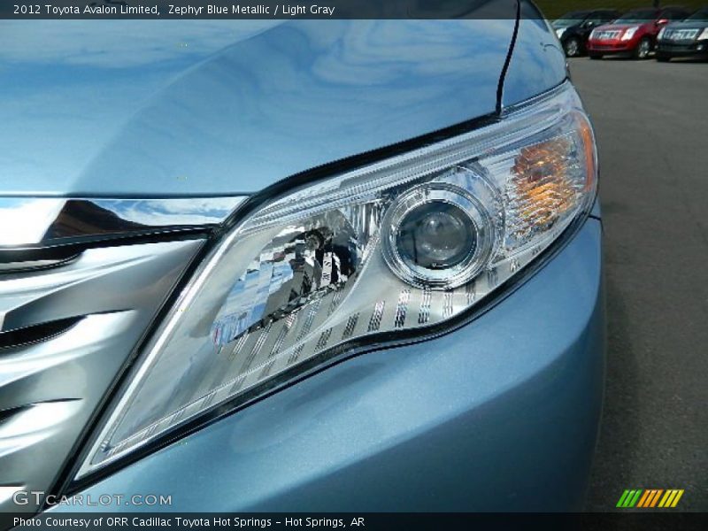 Zephyr Blue Metallic / Light Gray 2012 Toyota Avalon Limited