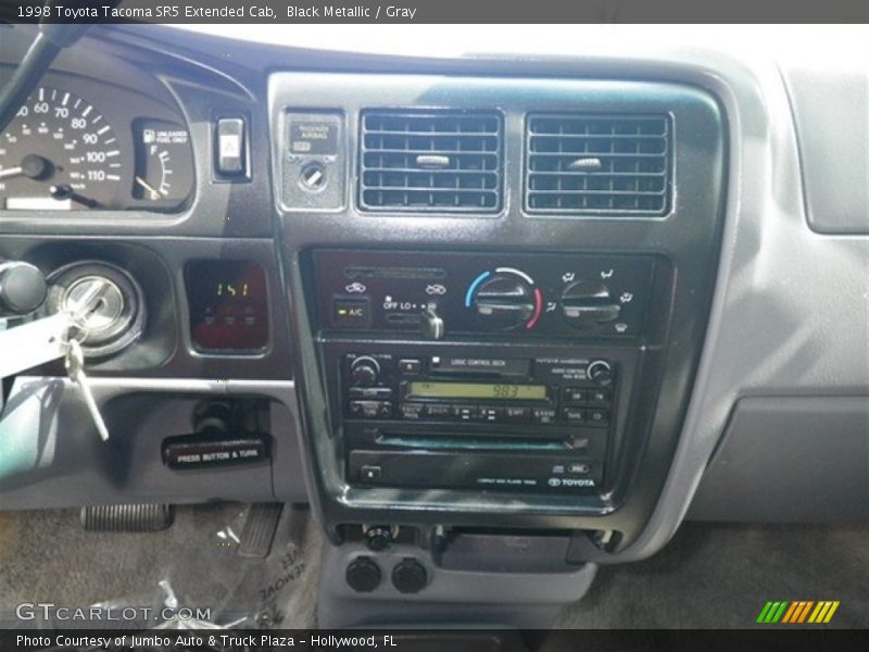 Black Metallic / Gray 1998 Toyota Tacoma SR5 Extended Cab