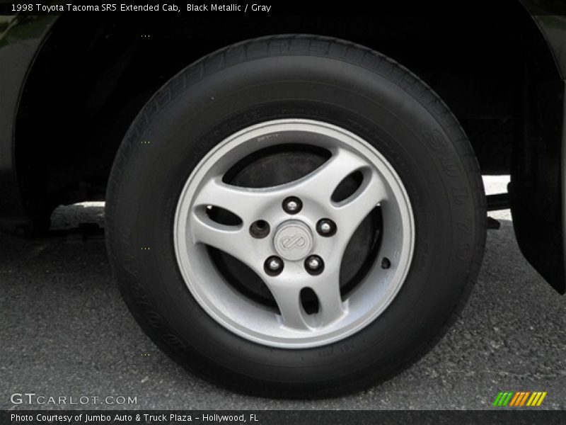 Black Metallic / Gray 1998 Toyota Tacoma SR5 Extended Cab