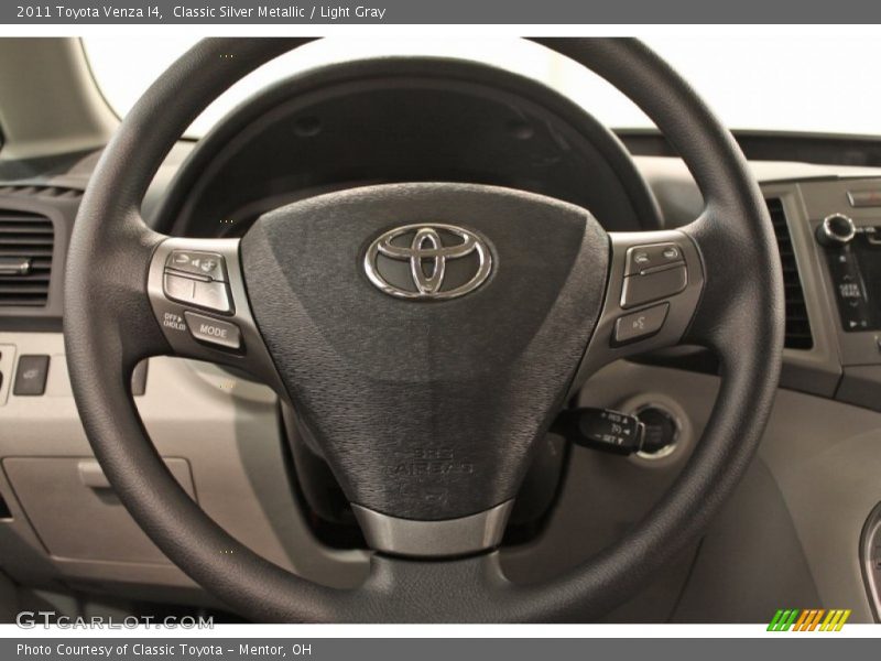 Classic Silver Metallic / Light Gray 2011 Toyota Venza I4