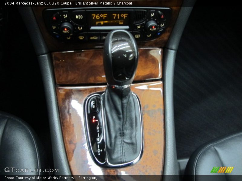 Brilliant Silver Metallic / Charcoal 2004 Mercedes-Benz CLK 320 Coupe