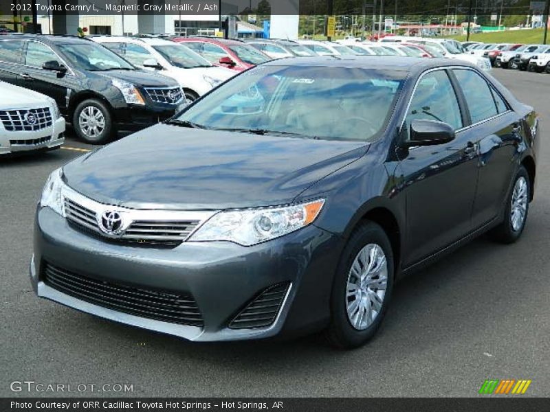 Magnetic Gray Metallic / Ash 2012 Toyota Camry L