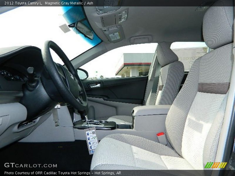 Magnetic Gray Metallic / Ash 2012 Toyota Camry L