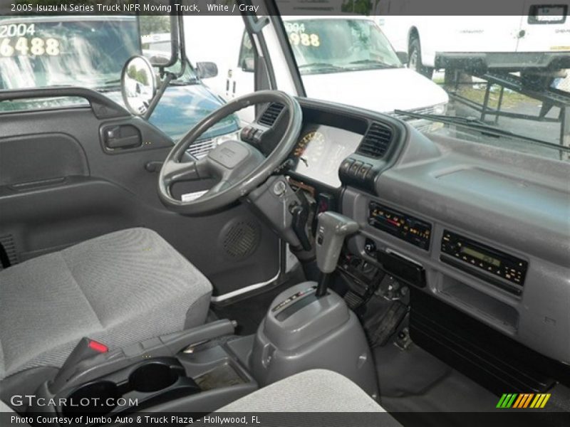White / Gray 2005 Isuzu N Series Truck NPR Moving Truck