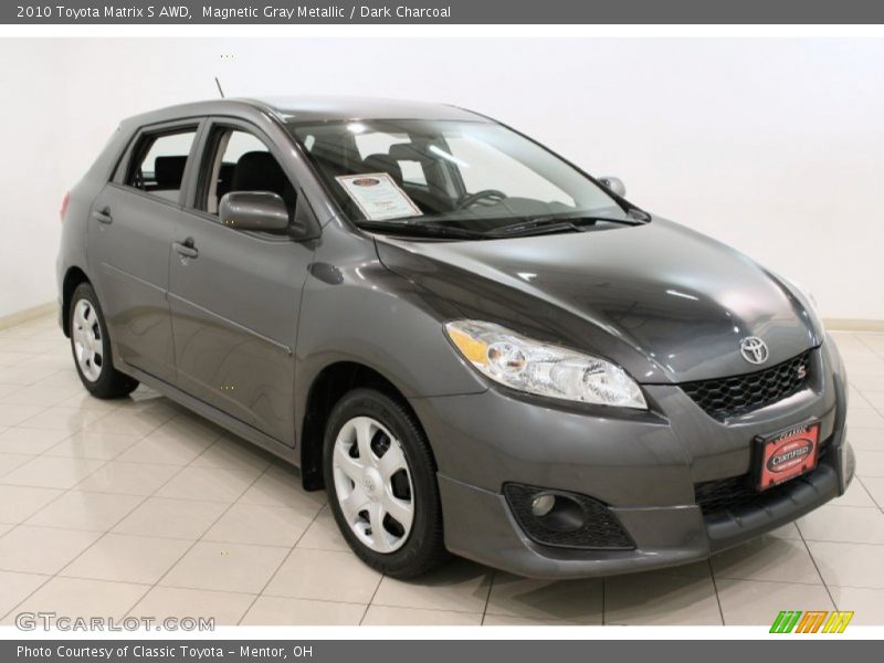 Magnetic Gray Metallic / Dark Charcoal 2010 Toyota Matrix S AWD