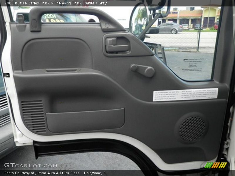 White / Gray 2005 Isuzu N Series Truck NPR Moving Truck