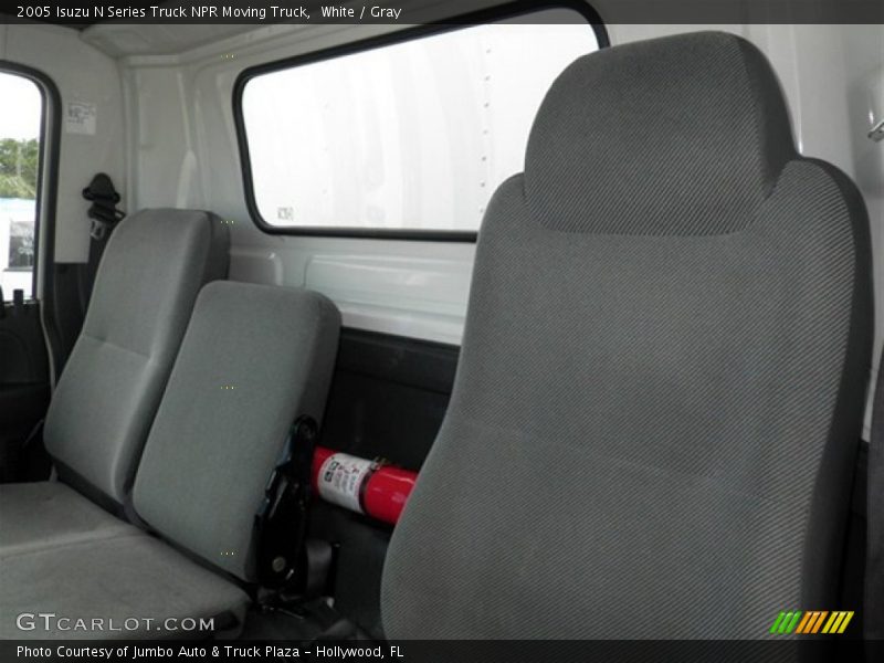 White / Gray 2005 Isuzu N Series Truck NPR Moving Truck