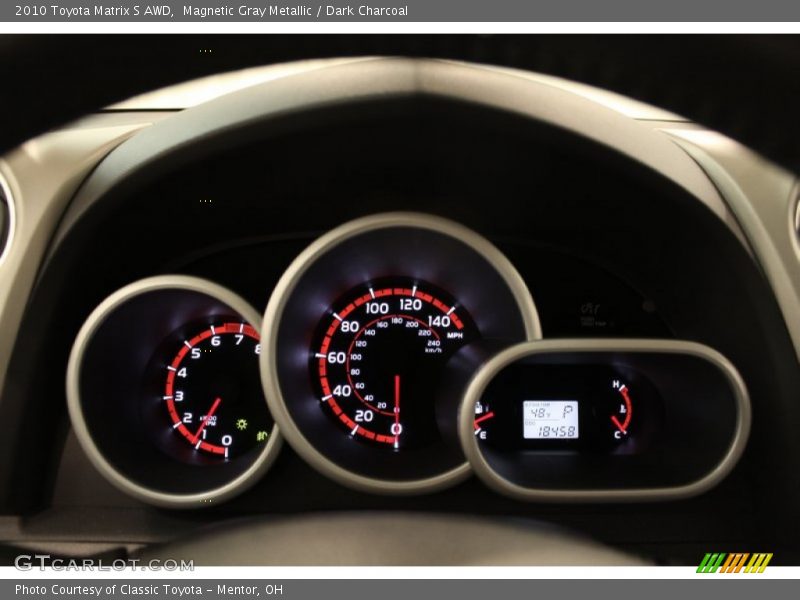 Magnetic Gray Metallic / Dark Charcoal 2010 Toyota Matrix S AWD