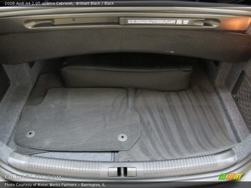 Brilliant Black / Black 2008 Audi A4 2.0T quattro Cabriolet