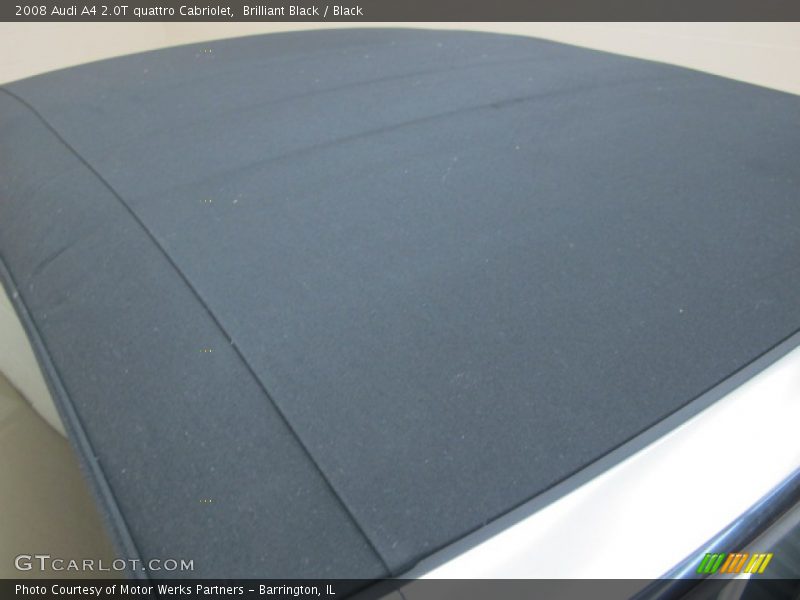 Brilliant Black / Black 2008 Audi A4 2.0T quattro Cabriolet