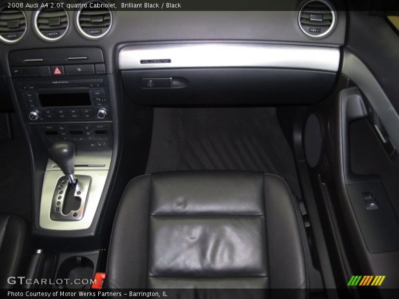 Brilliant Black / Black 2008 Audi A4 2.0T quattro Cabriolet