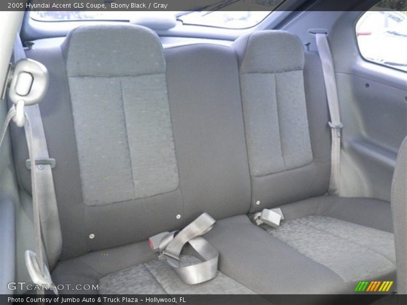 Ebony Black / Gray 2005 Hyundai Accent GLS Coupe