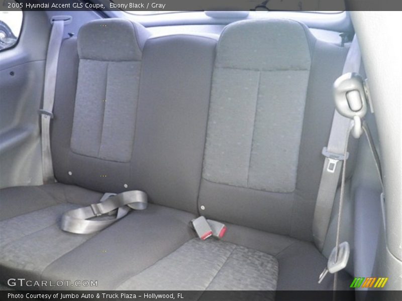 Ebony Black / Gray 2005 Hyundai Accent GLS Coupe