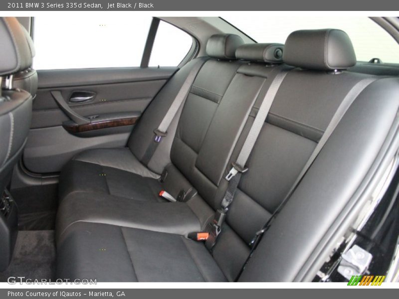 Rear Seat of 2011 3 Series 335d Sedan