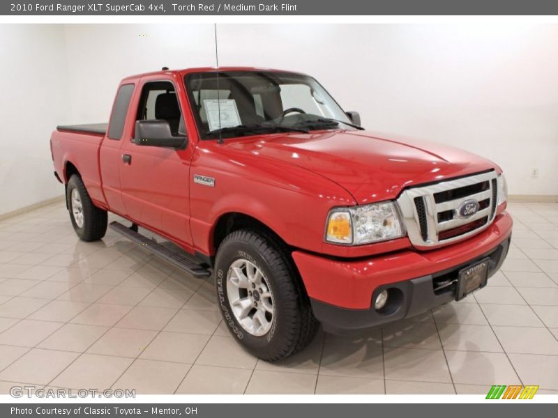 Torch Red / Medium Dark Flint 2010 Ford Ranger XLT SuperCab 4x4