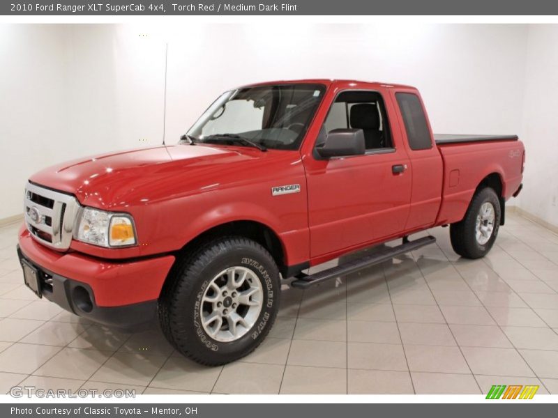 Torch Red / Medium Dark Flint 2010 Ford Ranger XLT SuperCab 4x4