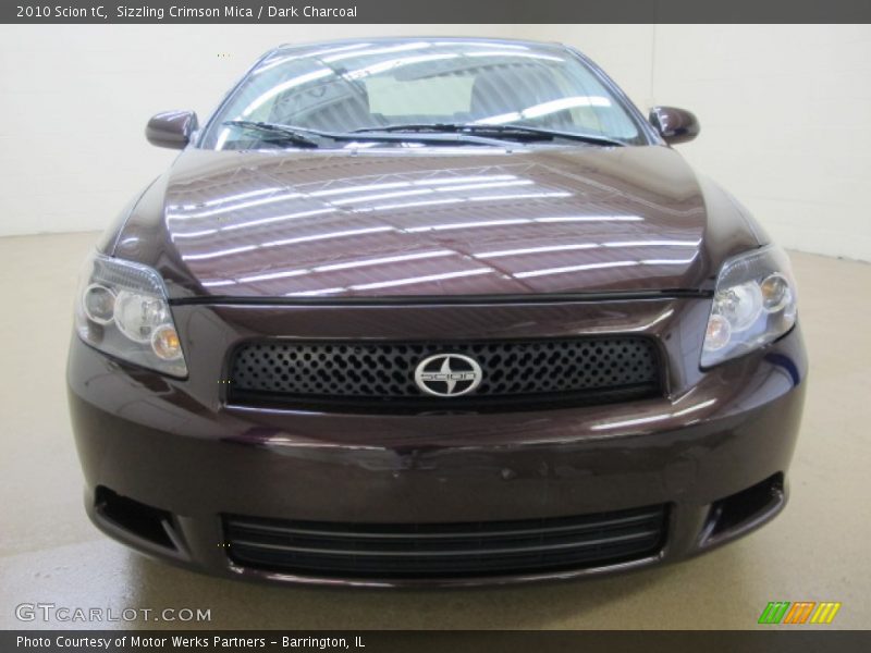 Sizzling Crimson Mica / Dark Charcoal 2010 Scion tC