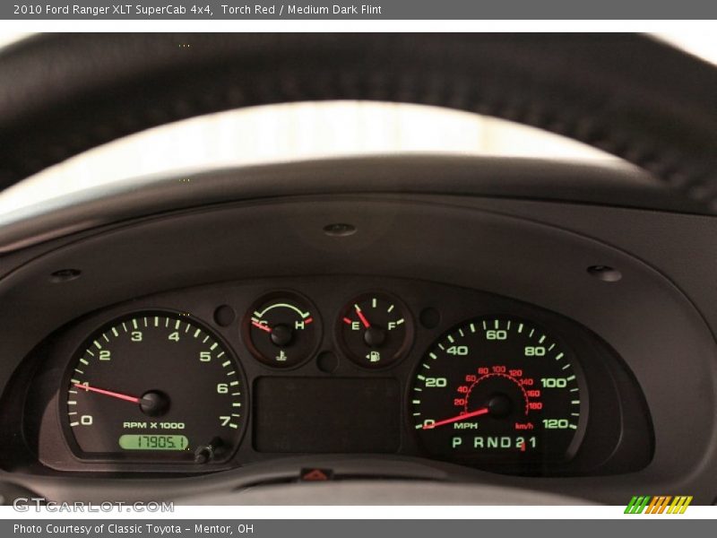 Torch Red / Medium Dark Flint 2010 Ford Ranger XLT SuperCab 4x4