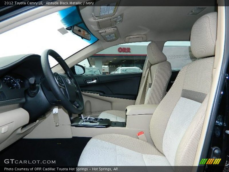 Attitude Black Metallic / Ivory 2012 Toyota Camry LE