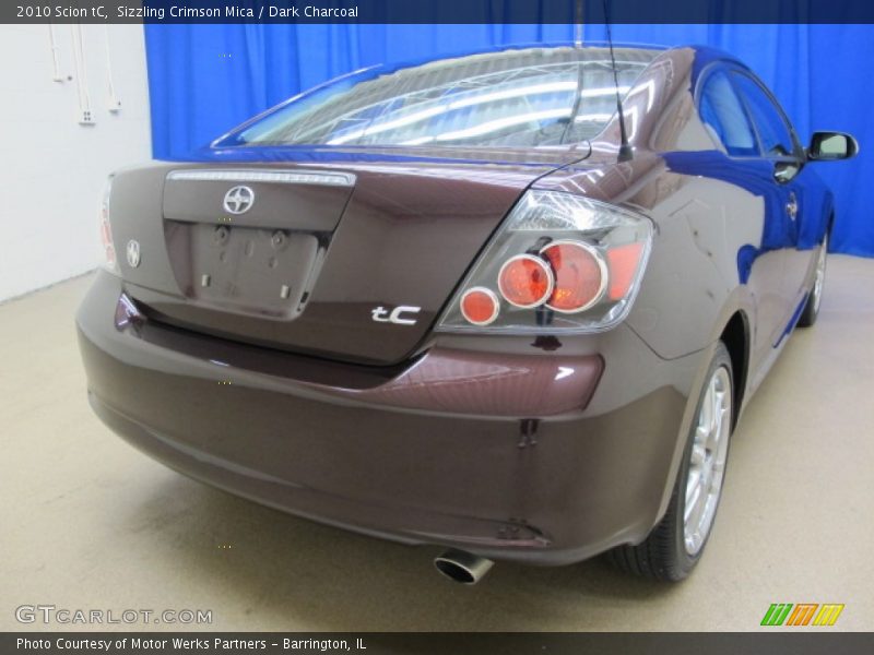 Sizzling Crimson Mica / Dark Charcoal 2010 Scion tC