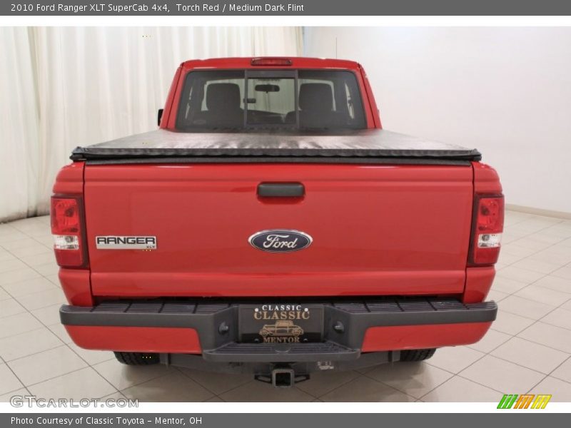 Torch Red / Medium Dark Flint 2010 Ford Ranger XLT SuperCab 4x4