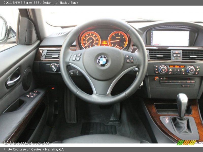 Jet Black / Black 2011 BMW 3 Series 335d Sedan