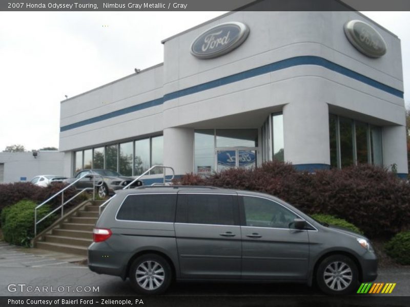 Nimbus Gray Metallic / Gray 2007 Honda Odyssey Touring