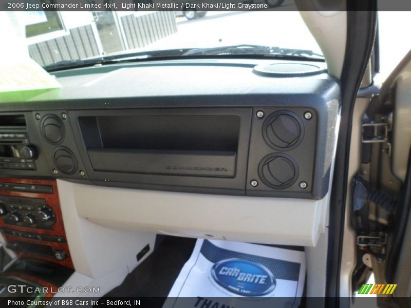 Light Khaki Metallic / Dark Khaki/Light Graystone 2006 Jeep Commander Limited 4x4