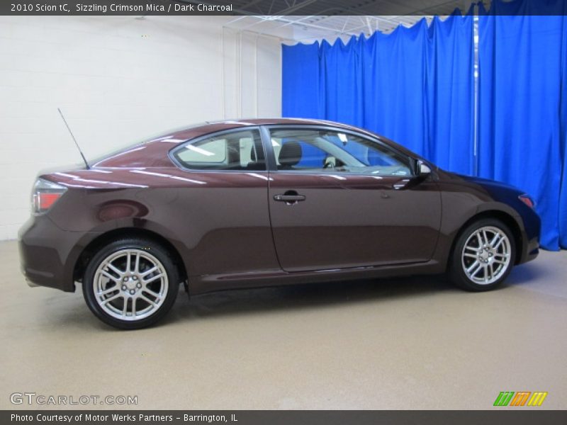 Sizzling Crimson Mica / Dark Charcoal 2010 Scion tC