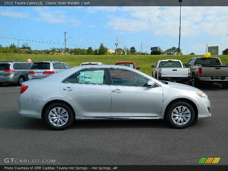 Classic Silver Metallic / Ash 2012 Toyota Camry LE