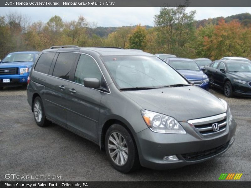 Nimbus Gray Metallic / Gray 2007 Honda Odyssey Touring