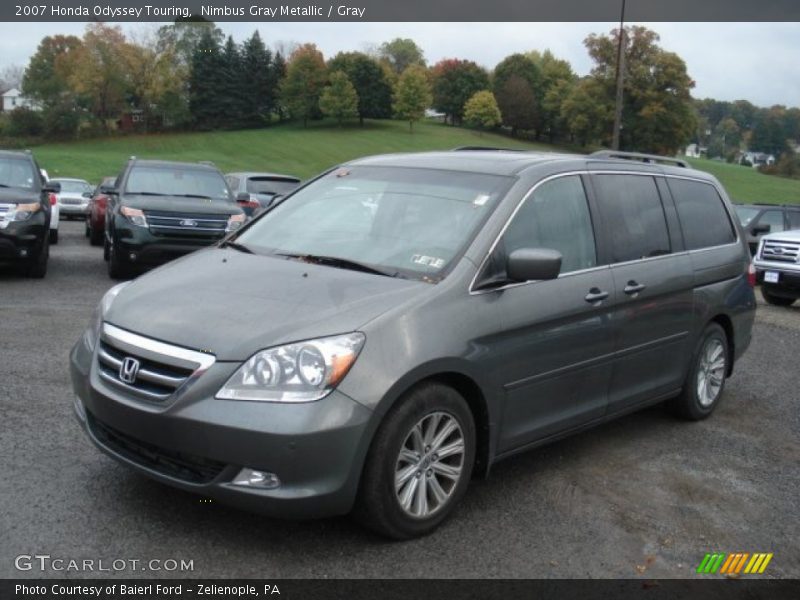 Nimbus Gray Metallic / Gray 2007 Honda Odyssey Touring