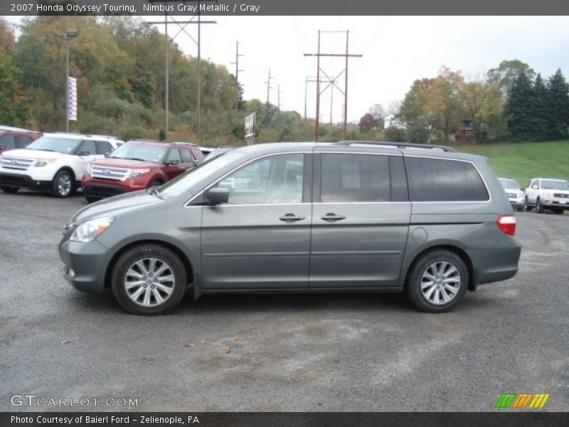 Nimbus Gray Metallic / Gray 2007 Honda Odyssey Touring