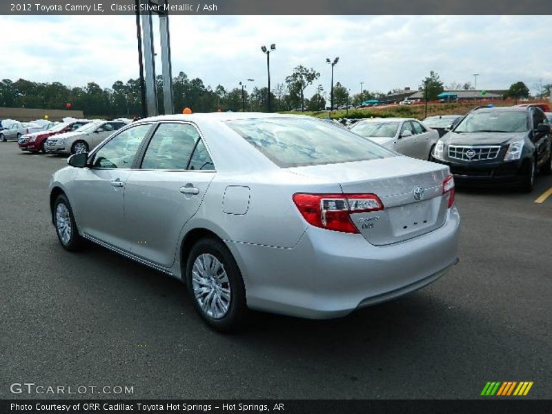 Classic Silver Metallic / Ash 2012 Toyota Camry LE