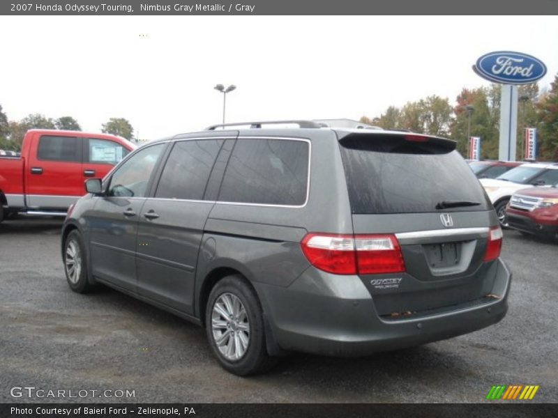 Nimbus Gray Metallic / Gray 2007 Honda Odyssey Touring
