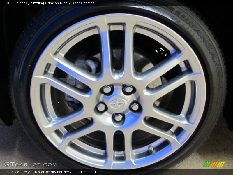 Sizzling Crimson Mica / Dark Charcoal 2010 Scion tC