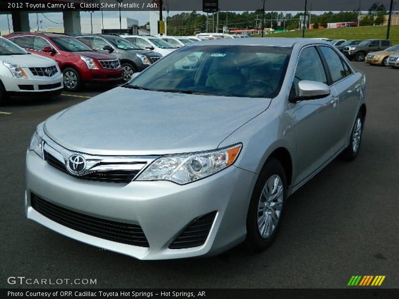 Classic Silver Metallic / Ash 2012 Toyota Camry LE