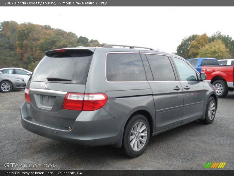 Nimbus Gray Metallic / Gray 2007 Honda Odyssey Touring