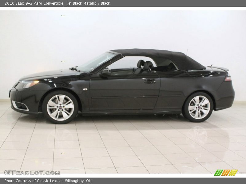  2010 9-3 Aero Convertible Jet Black Metallic