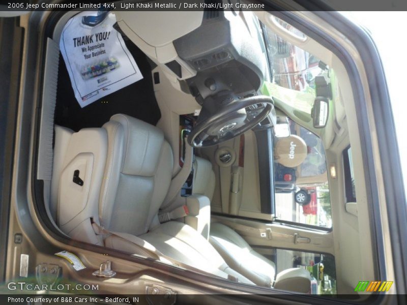 Light Khaki Metallic / Dark Khaki/Light Graystone 2006 Jeep Commander Limited 4x4