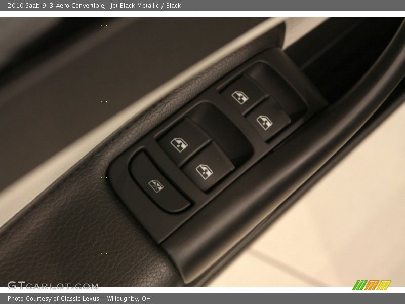 Jet Black Metallic / Black 2010 Saab 9-3 Aero Convertible