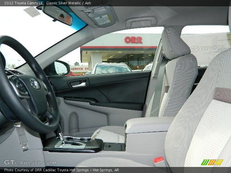 Classic Silver Metallic / Ash 2012 Toyota Camry LE