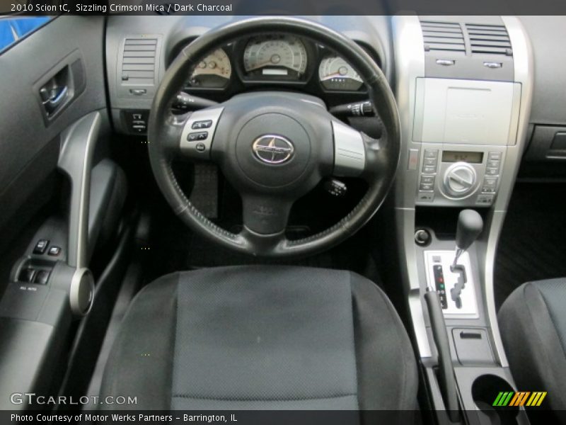 Sizzling Crimson Mica / Dark Charcoal 2010 Scion tC