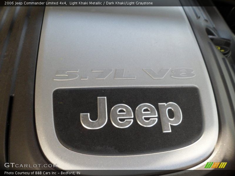 Light Khaki Metallic / Dark Khaki/Light Graystone 2006 Jeep Commander Limited 4x4